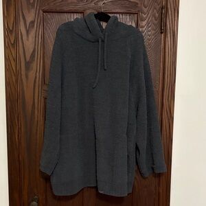 Cozy Charcoal Hooded Pullover